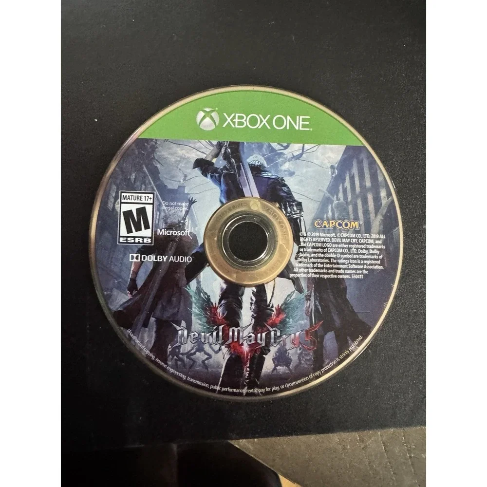Devil May Cry 5 Xbox One Capcom Action Adventure Video Game Disc Only
